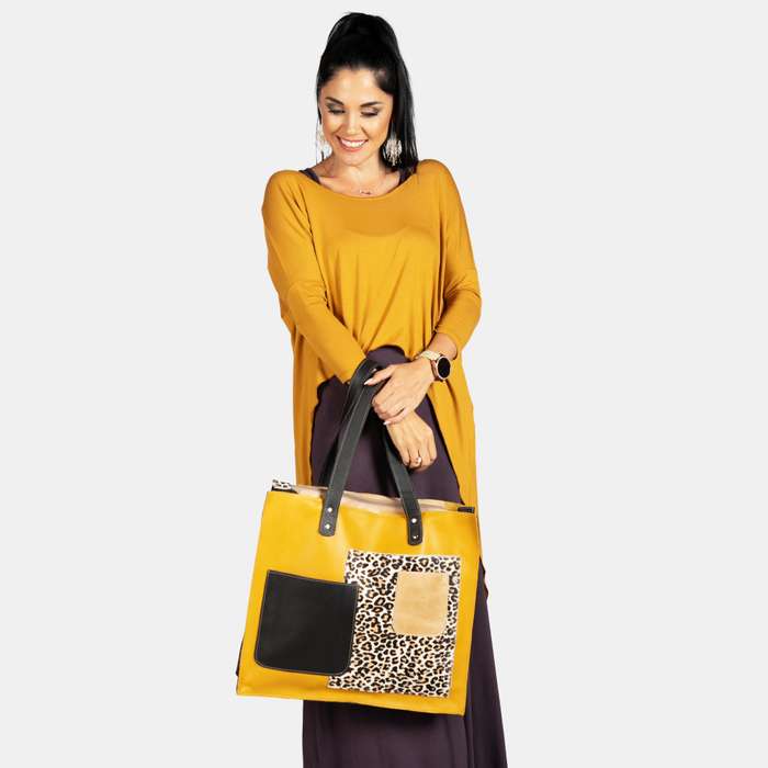 Ladies' Trisha Leather Tote Bag