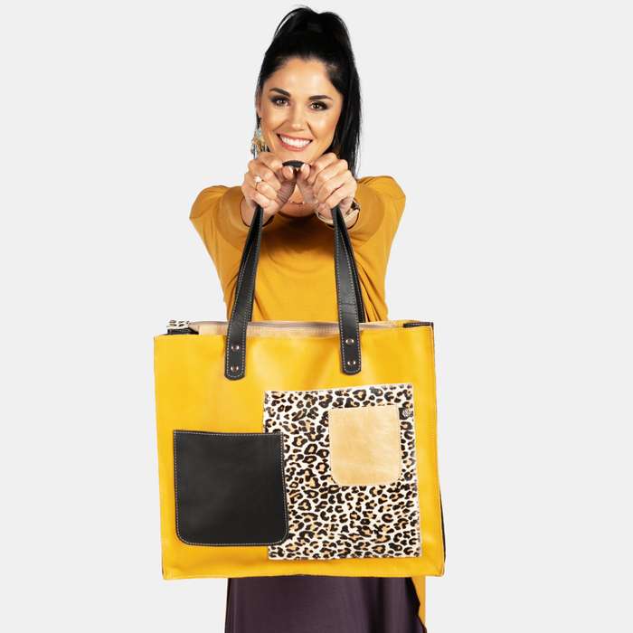 Ladies' Trisha Leather Tote Bag