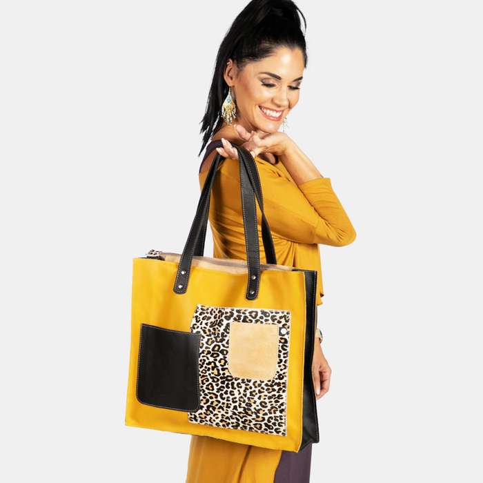 Ladies' Trisha Leather Tote Bag