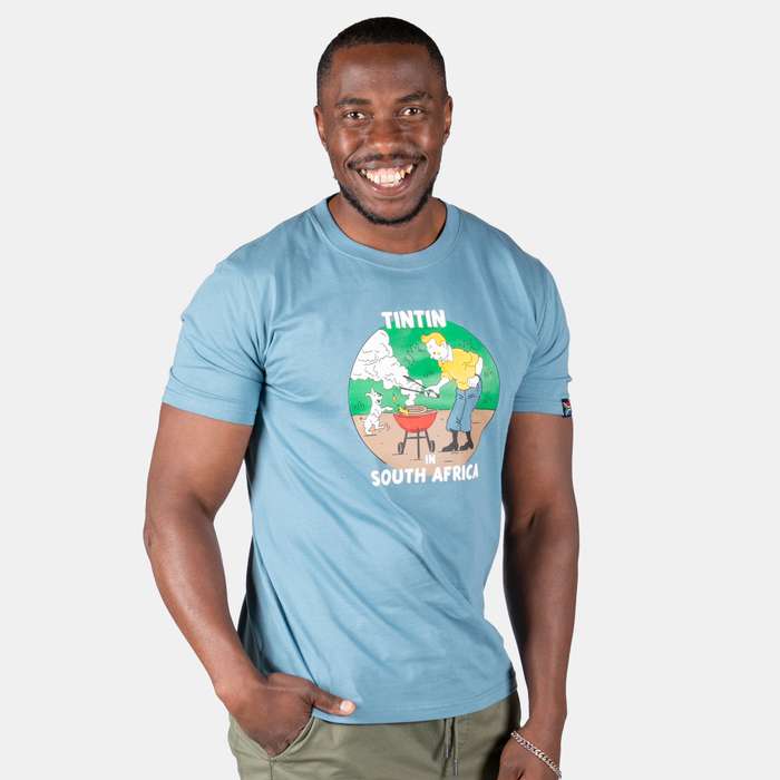 Men's Tin Tin In South Africa T-Shirt