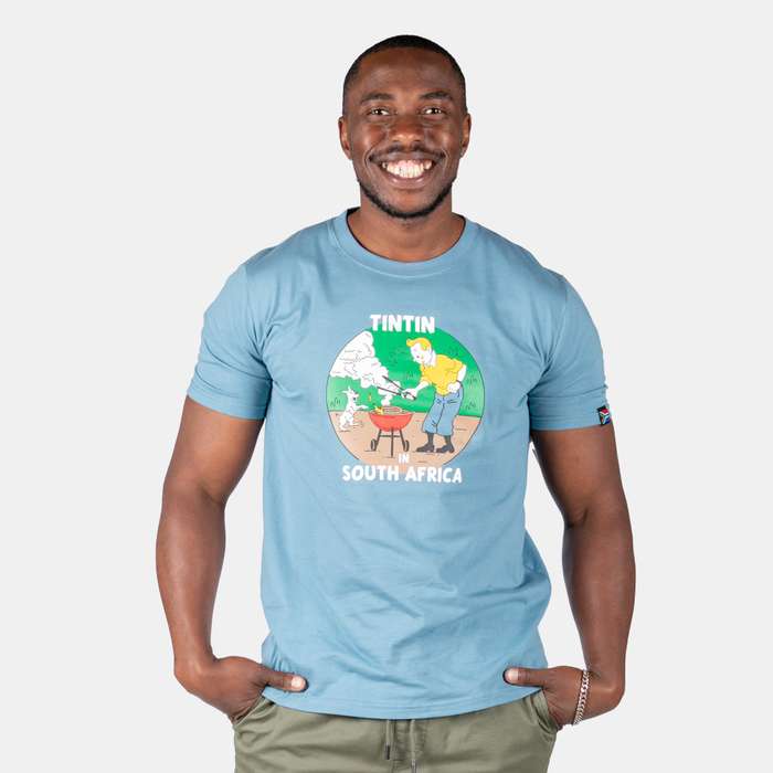 Men's Tin Tin In South Africa T-Shirt