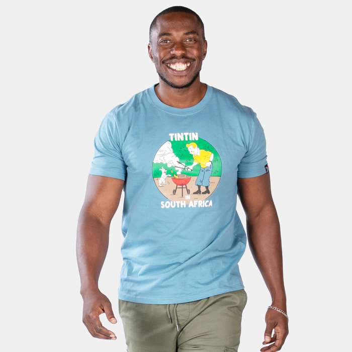 Men's Tin Tin In South Africa T-Shirt