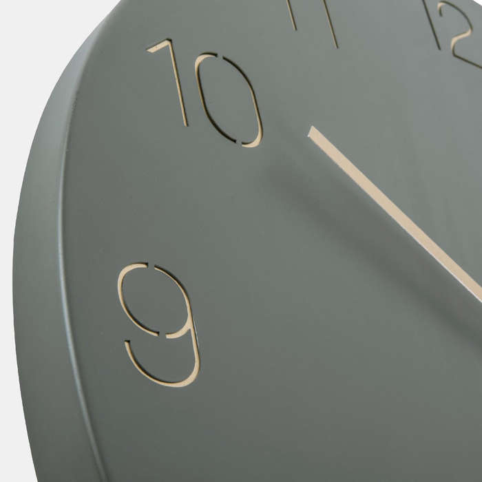 Charm Engraved Number Wall Clock