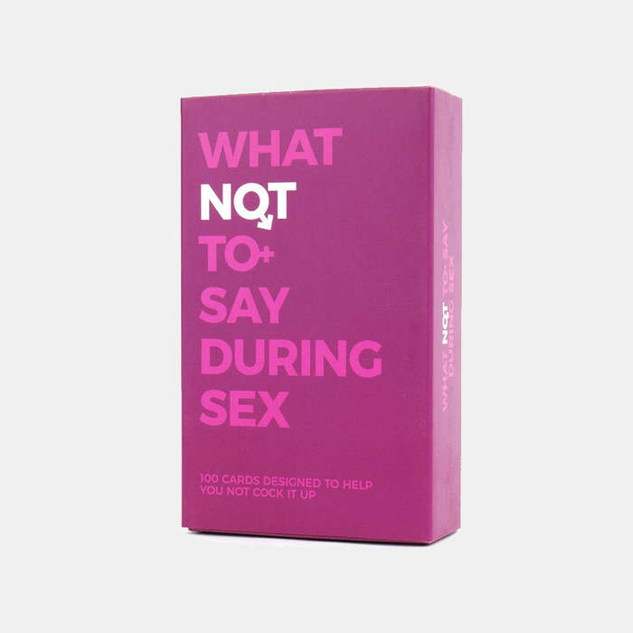 What Not To Say During Sex Card Gift Pack