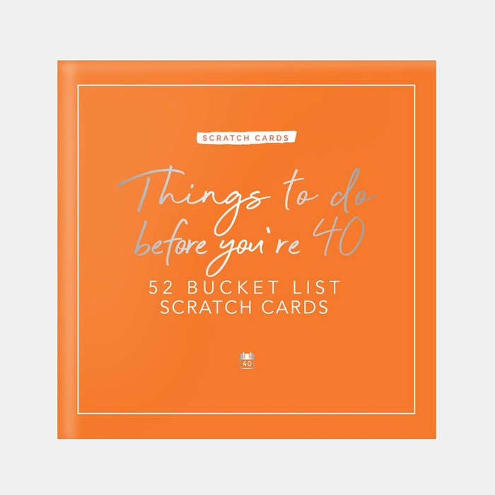 Things To Do Before You're 40 Scratch Cards