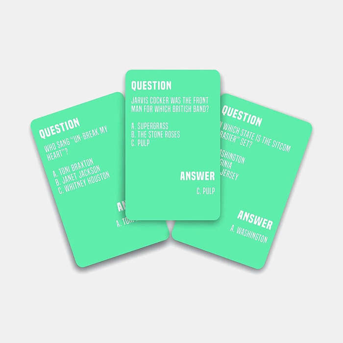 Totally 90's Trivia Card Game