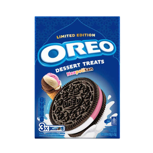 Oreo Dessert Treats Neapolitan Biscuits 393g