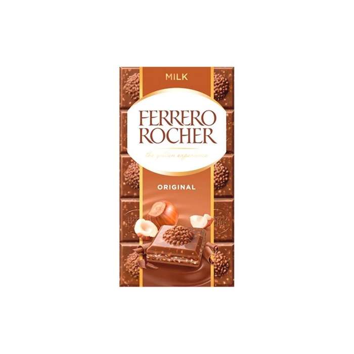 Ferrero Rocher Milk Original Slab 90g