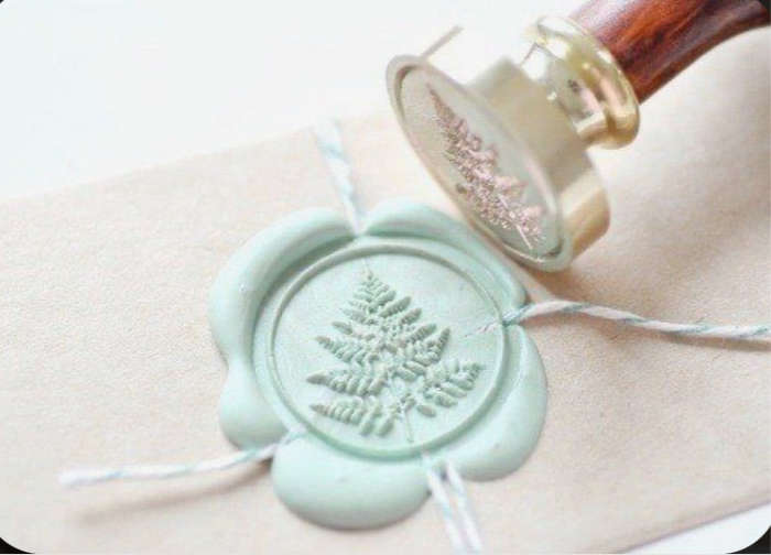 Fern Leaf Wax Seal Stamp