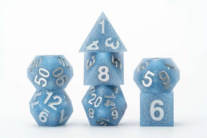 Glacial Debris - 16mm Sharp Edge Silicone Dice Set