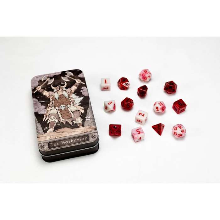 Dice Set and Tin | The Barbarian