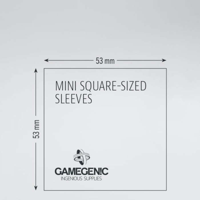 Gamegenic PRIME Sleeves: Mini-Square (Dark Blue)