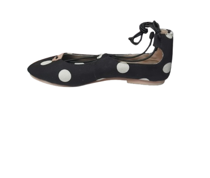Baruch Shoes - Black with White Polkadots - Size 5