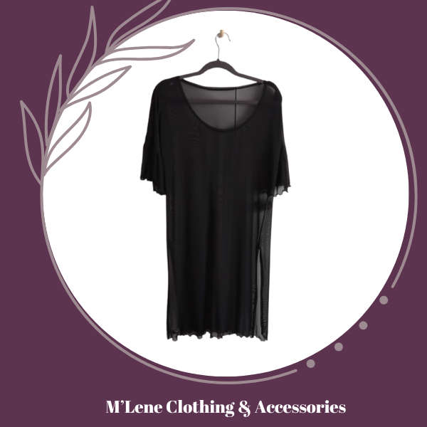 Black Mesh Dress