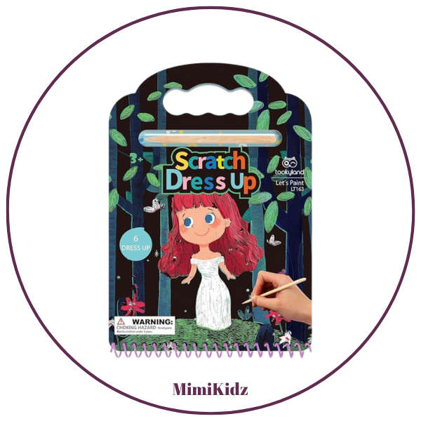 Tooky Toy - Scratch Art Kit:  Dress-up