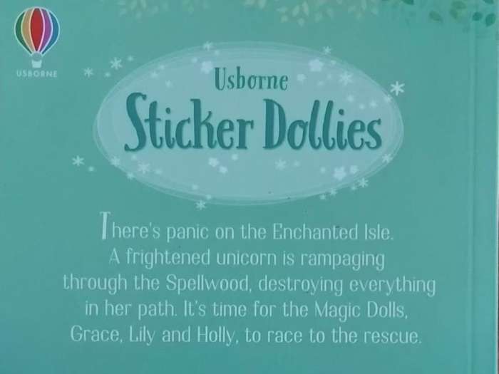 Sticker Dollies:  Unicorn Rescue Gift Set