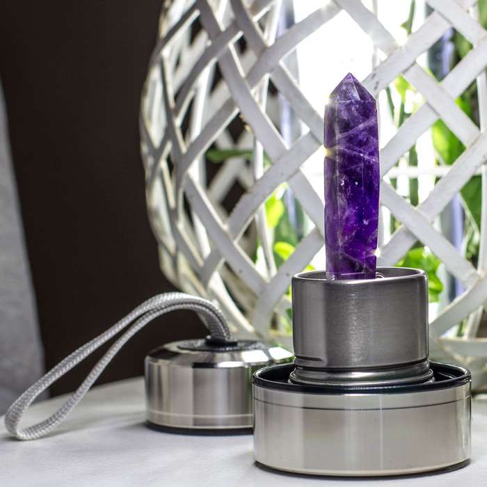 Crystal Essence Water Bottle - Amethyst