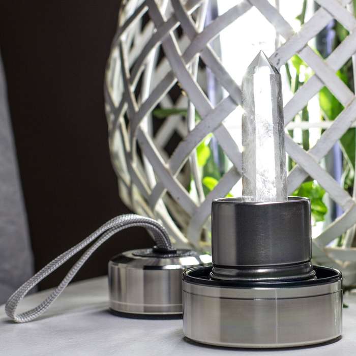 Crystal Essence Water Bottle - Clear Quartz
