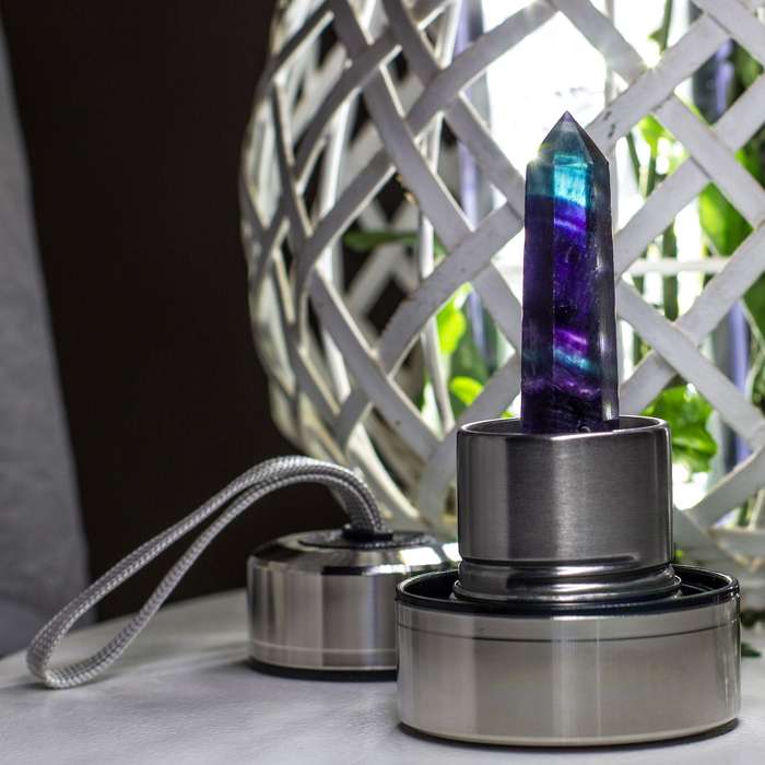 Crystal Essence Water Bottle - Fluorite