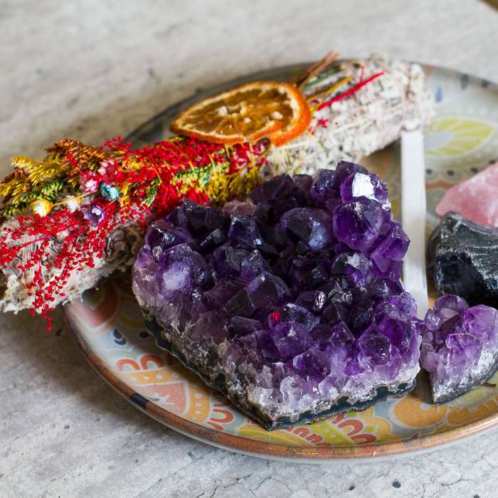 Amethyst Cluster / Druse