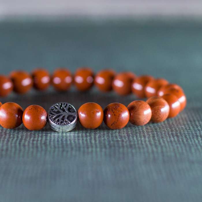 The Pleasure Bracelet - Red Jasper