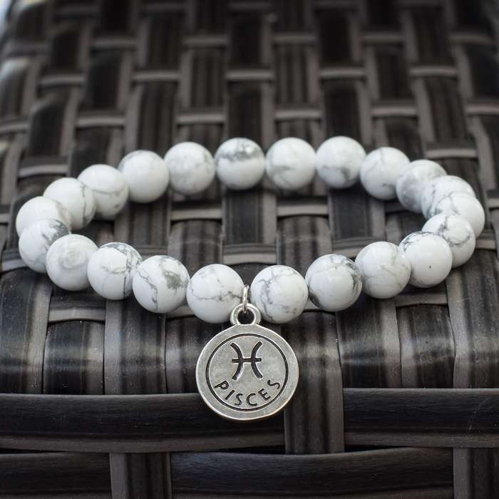 The Stars - Howlite Zodiac Bracelets