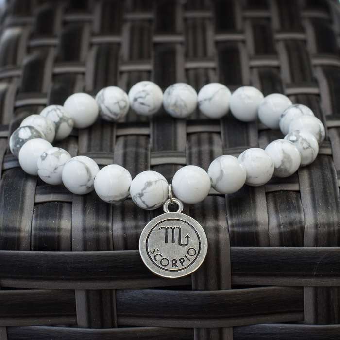 The Stars - Howlite Zodiac Bracelets