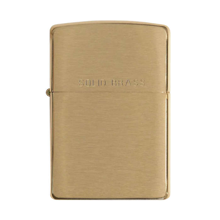 Zippo Classic Brushed Solid Brass
