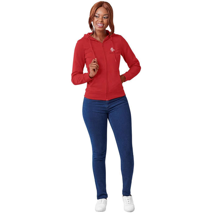 Red Ladies Bravo Hooded Sweater