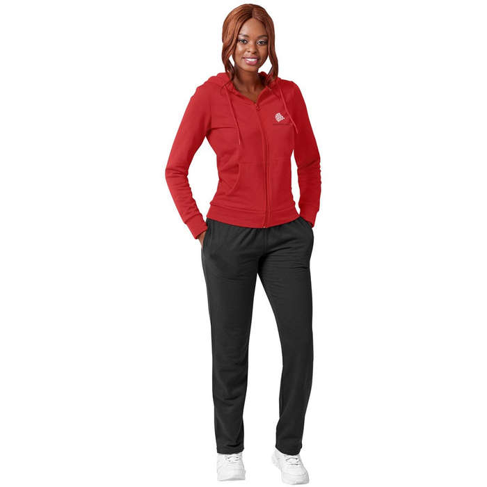 Red Ladies Bravo Hooded Sweater
