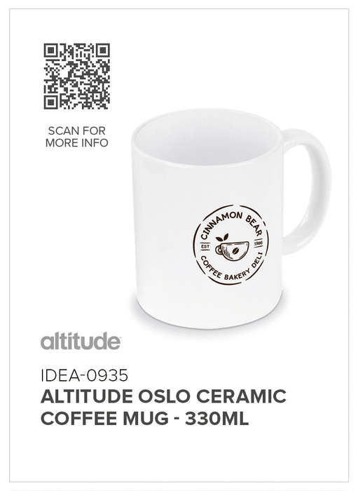 Altitude Oslo Ceramic Coffee Mug - 330ml