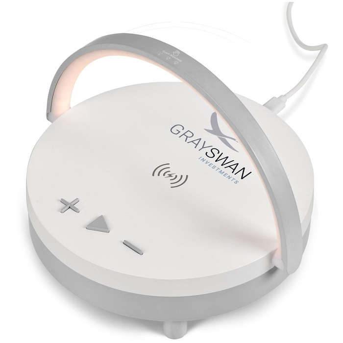 Swiss Cougar Anchorage Bluetooth Speaker, Wireless Charger & Night Light