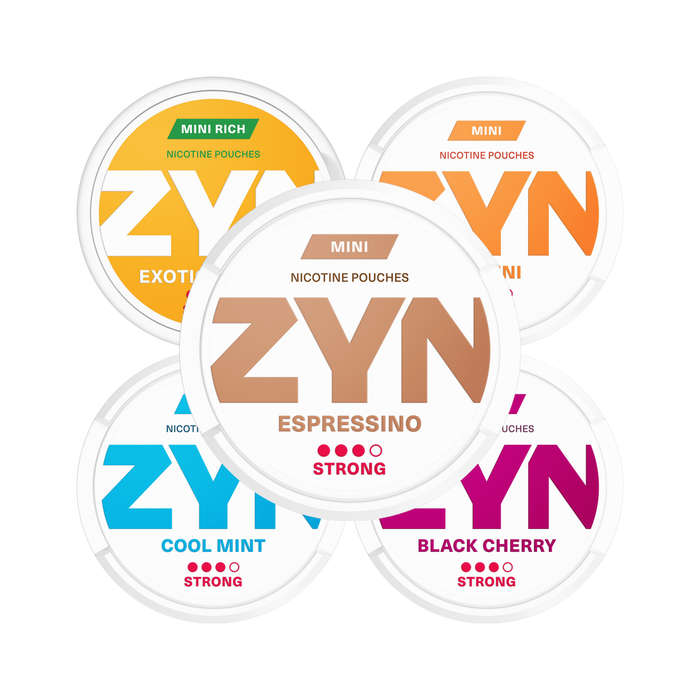 5-Pack ZYN Mini Strong Nicotine Pouches - 6mg
