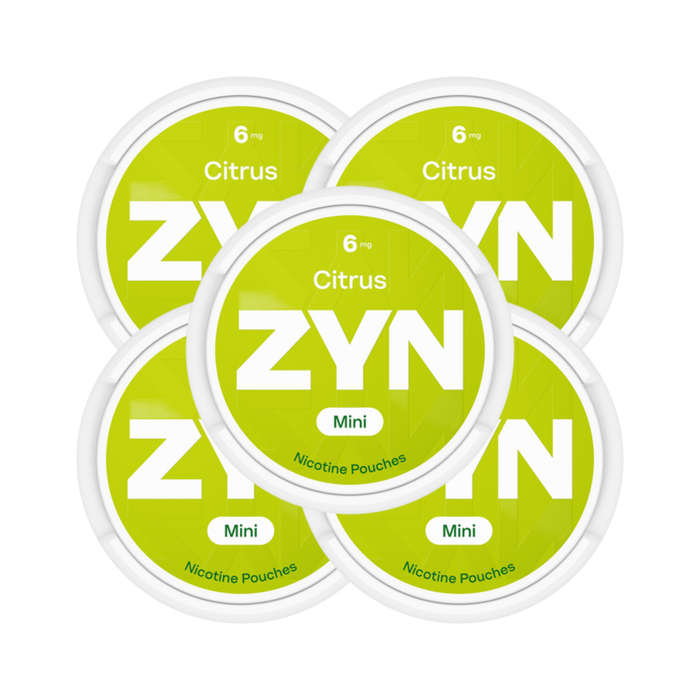 5-Pack ZYN Mini Strong Nicotine Pouches - 6mg