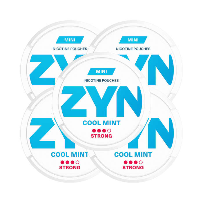 5-Pack ZYN Mini Strong Nicotine Pouches - 6mg