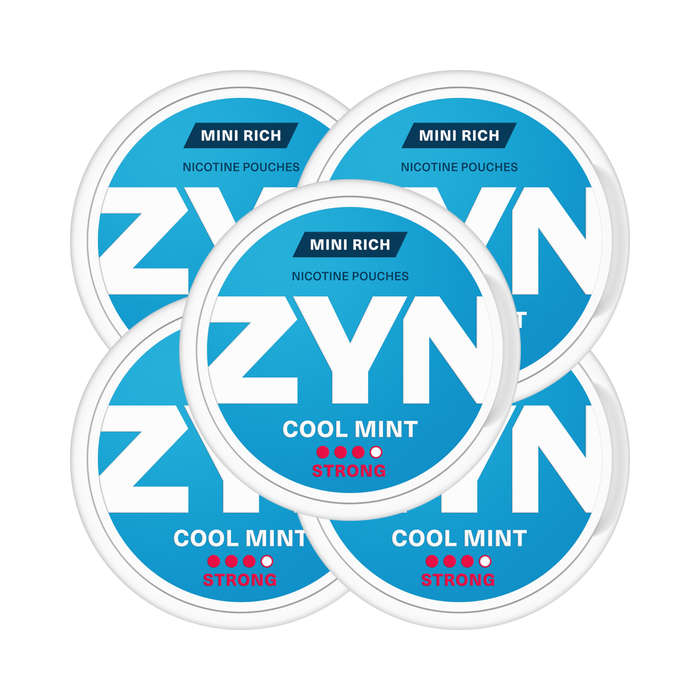 5-Pack ZYN Mini Strong Nicotine Pouches - 6mg