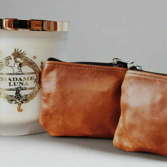 Leather Twin Coin Purses