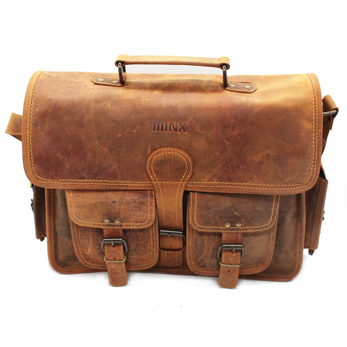 Barbados Leather Laptop Bag