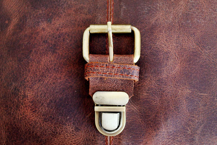 Dominican Leather Laptop Bag