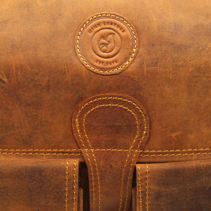Barbados Leather Laptop Bag