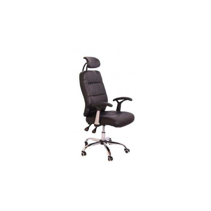 Brown Office Chair  Shubs Reclining Office Chair with Head and Arm rests