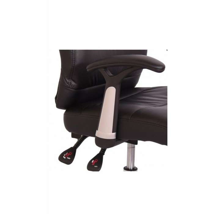 Brown Office Chair  Shubs Reclining Office Chair with Head and Arm rests