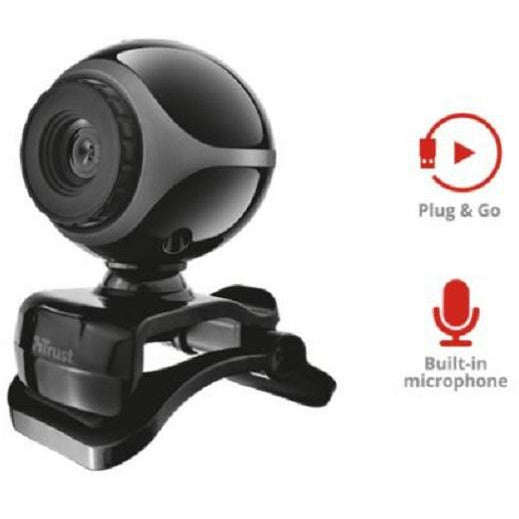 Chat-on ear Headset with adjustable microphone and VGA Webcam