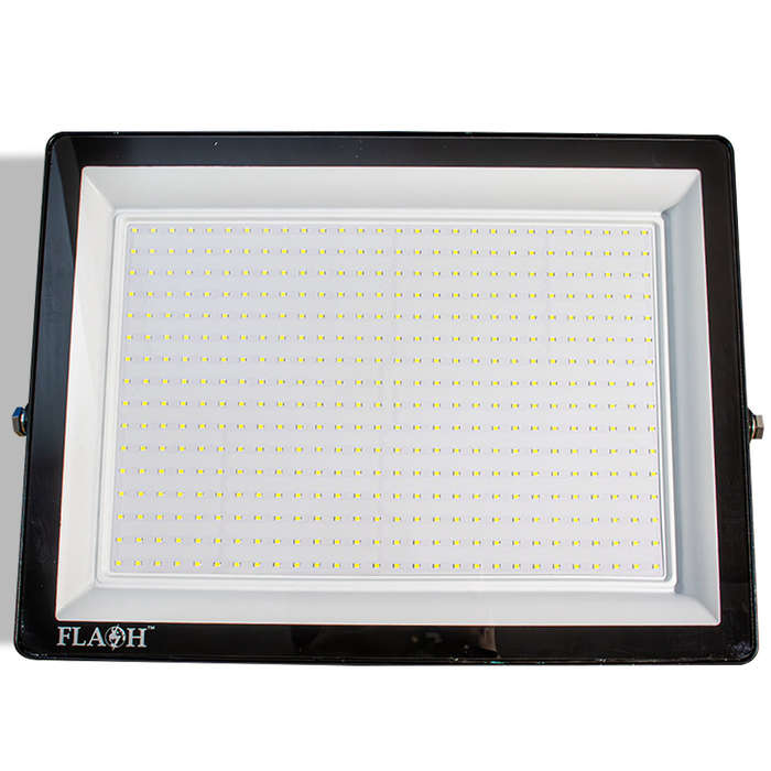 FLASH High Power Slim LED 300W Floodlight Daylight 6000K Matt Black