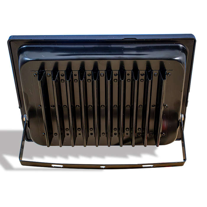 FLASH High Power Slim LED 100W Floodlight Daylight 6000K Matt Black