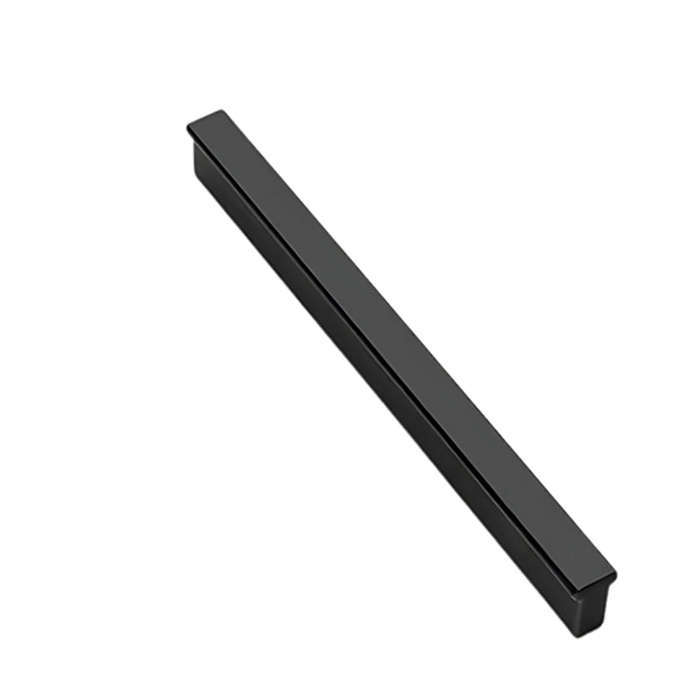 ROCO T Strip Cupboard Handle Brushed Matt Black  150mm ( 5 Pack )