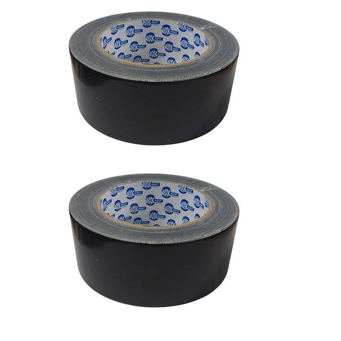 AVAST Duct Tape Black 48mm x 25 MT ( 2 Pack )