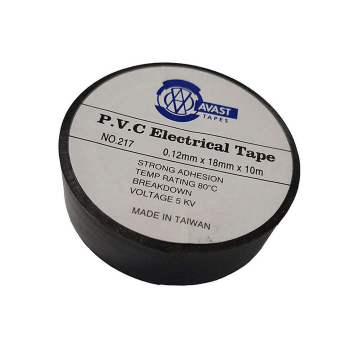 AVAST PVC Insulation Tape Black 10m