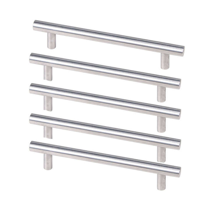 ROCO Cupboard Handle Bar Hollow Stainless Steel 96mm x 12mm ( 5 Pack )
