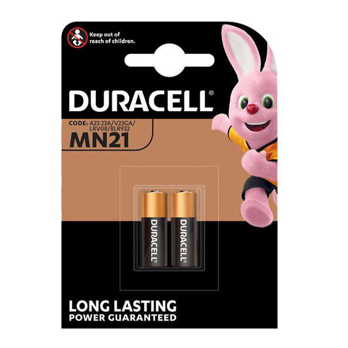 DURACELL Plus Remote Battery 12v Mn21 ( Pack of 2 )